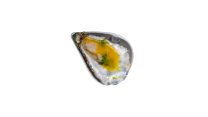 Ostra en salsa de ají amarillo