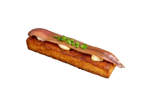 Anchoa del cantabrico 00 sobre pan brioche